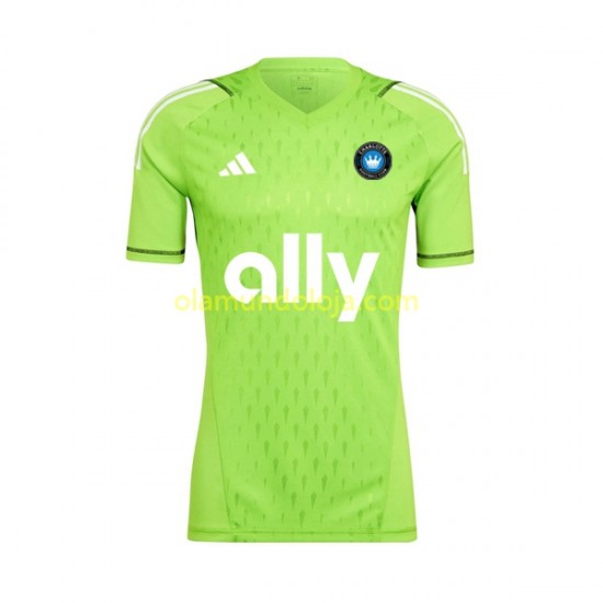 Camisola Charlotte FC Guarda-redes Homem Equipamento Primeiro 2023-2024 Manga Curta
